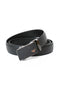 Men Leather Belt Automatic Buckle - Black