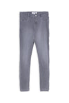 Women's Branded Denim Pant - Grey