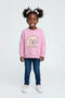 Girls Branded Graphic Sweatshirt - Pink