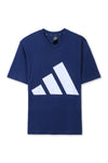 Men Sports Wear Drop Shoulder T-Shirt - Navy