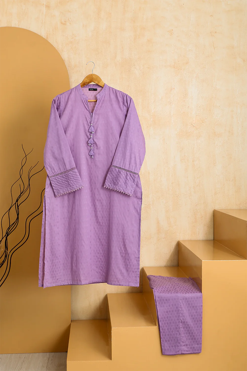 2 PIECE SOLID JACQUARD SUIT