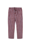 Men Checkered Nightwear Pajama - Maroon