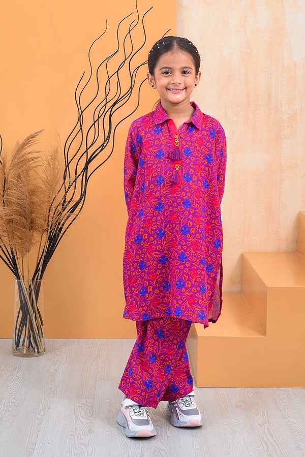 2 PIECE PRINTED KHADDAR SUIT