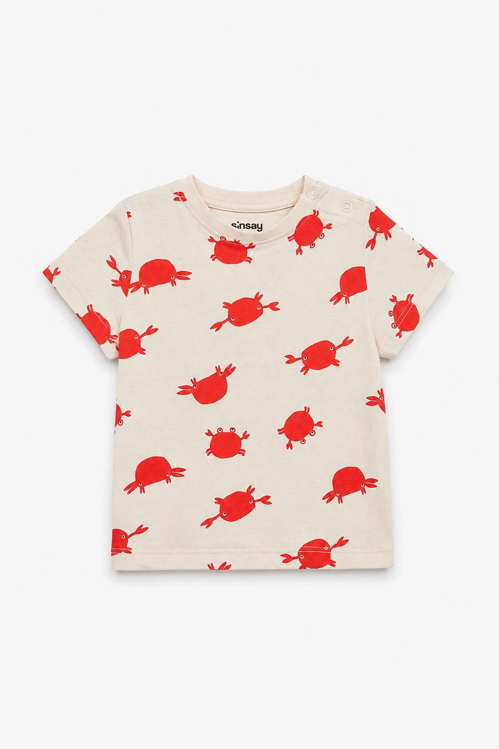 Boys Branded Graphic T-Shirt - CREAM