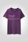 Women's Graphic T-Shirt (Brand -Max) - Purple