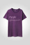 Women's Graphic T-Shirt (Brand -Max) - Purple