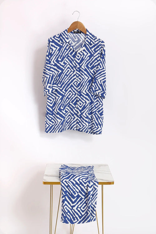 2 PIECE LINEN FUSION SUIT