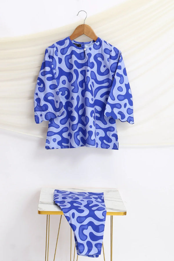2 PIECE PRINTED LAWN SUIT