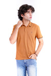 Men Branded Polo - Brown