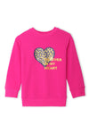 Girls Graphic Sweatshirt GSS24-04 - Fuchsia