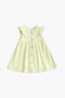 Girls Branded Frock - Yellow