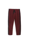 Men Side Stripe Trouser MTRSR24#06 - Burgundy