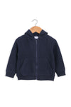 Boys ZRA Brand Terry Hoodie -Navy