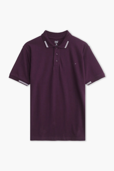Jacquard Collar Polo