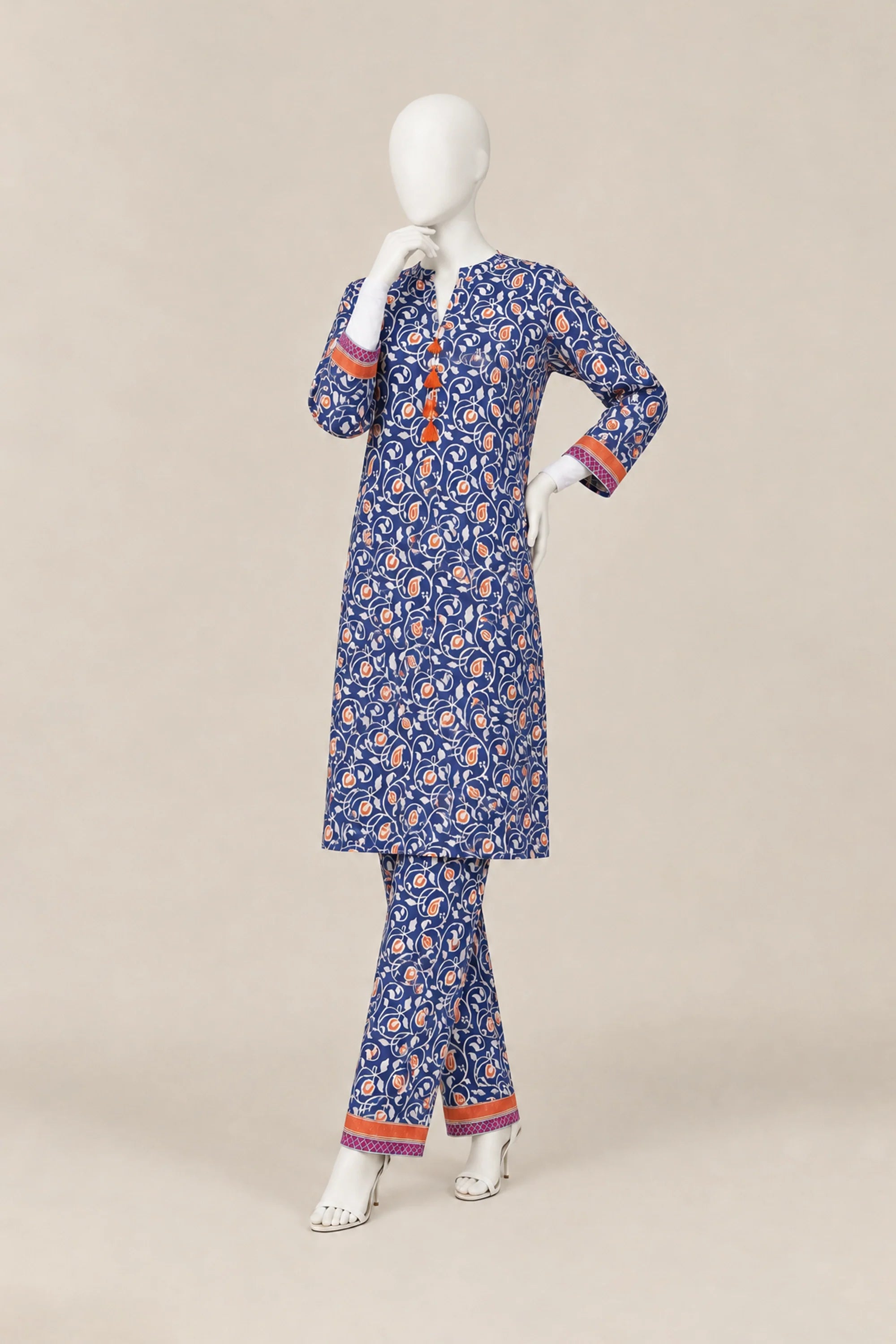 PRINTED LAWN SUIT
