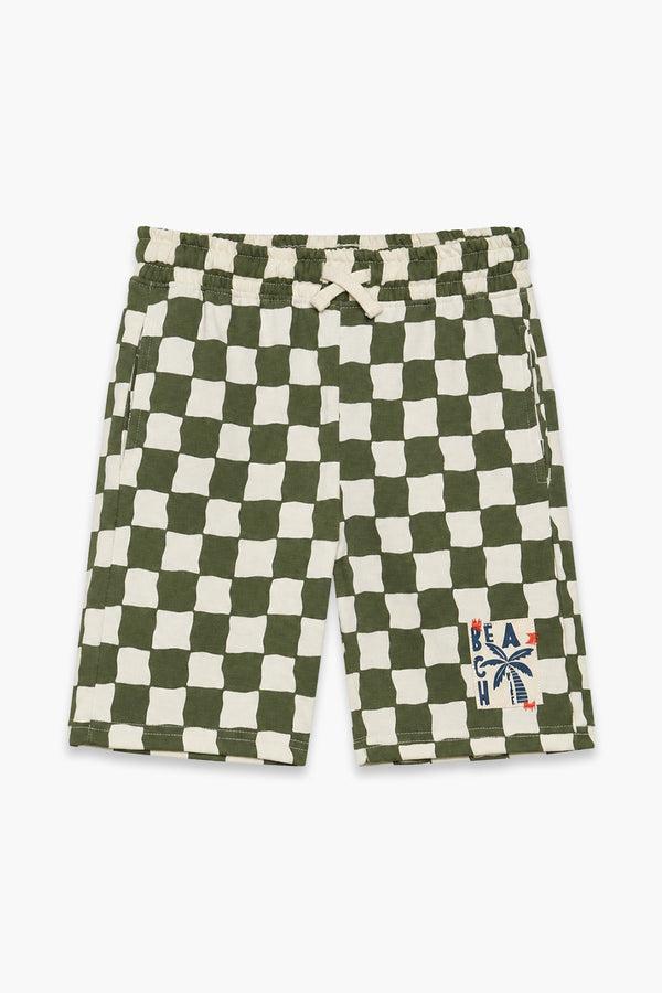 Boy Branded Short - Green