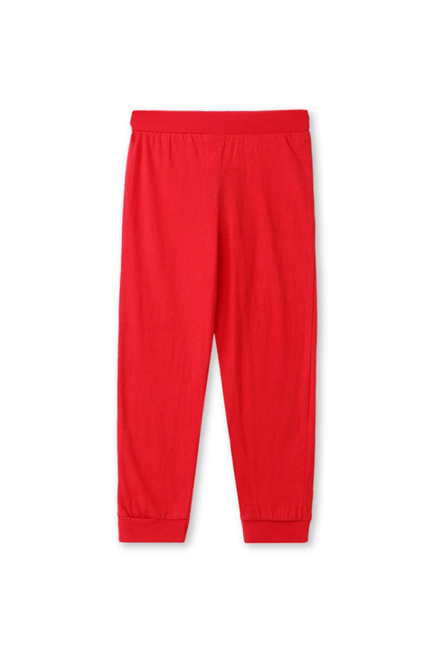 Girl Branded Trouser -Red