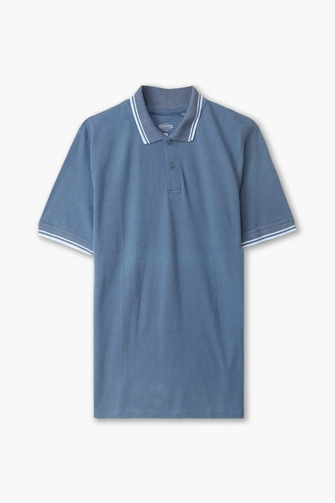 Men Identic Polo - Dusty Blue