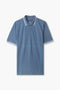 Men Identic Polo - Dusty Blue