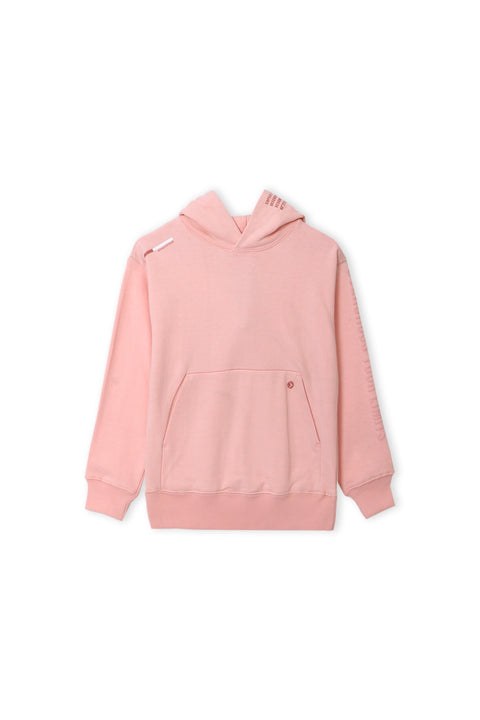 Girls Branded Hoodie Sweatshirt - Neon Pink