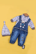 Infant Graphic 3-Piece Suit A30 - Blue and Brown