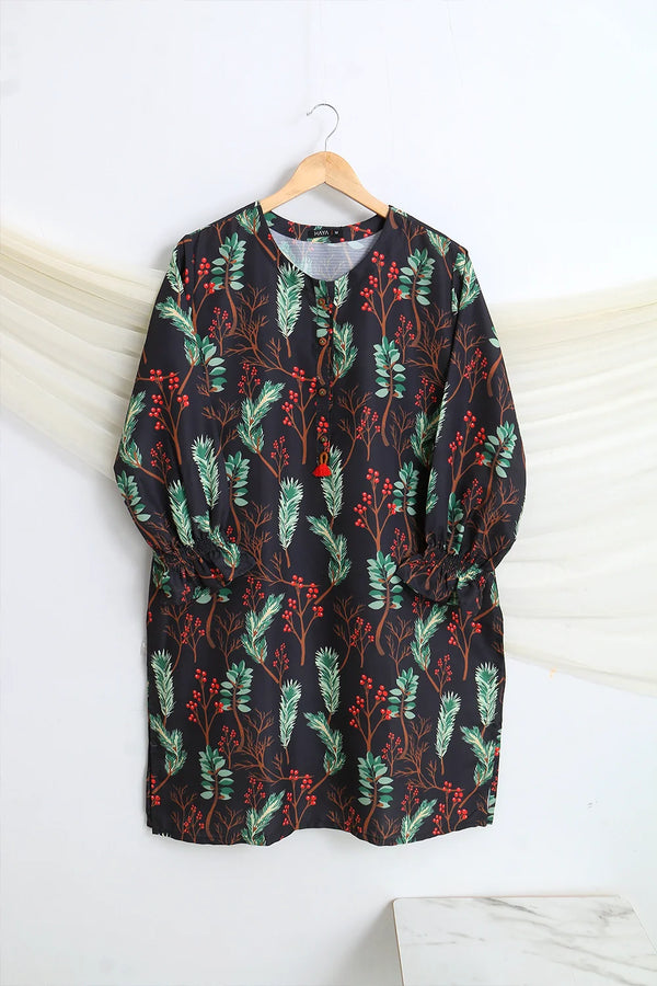 PRINTED SLUB SHIRT