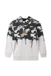 Boys Branded Hoodie Sweatshirt - Camouflage