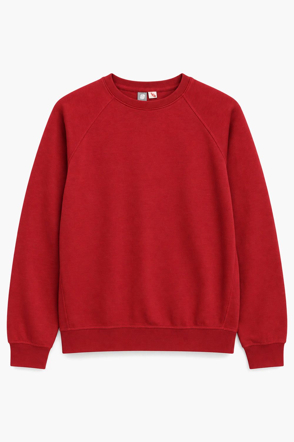 Men Branded Fleece Sweatshirt - Red