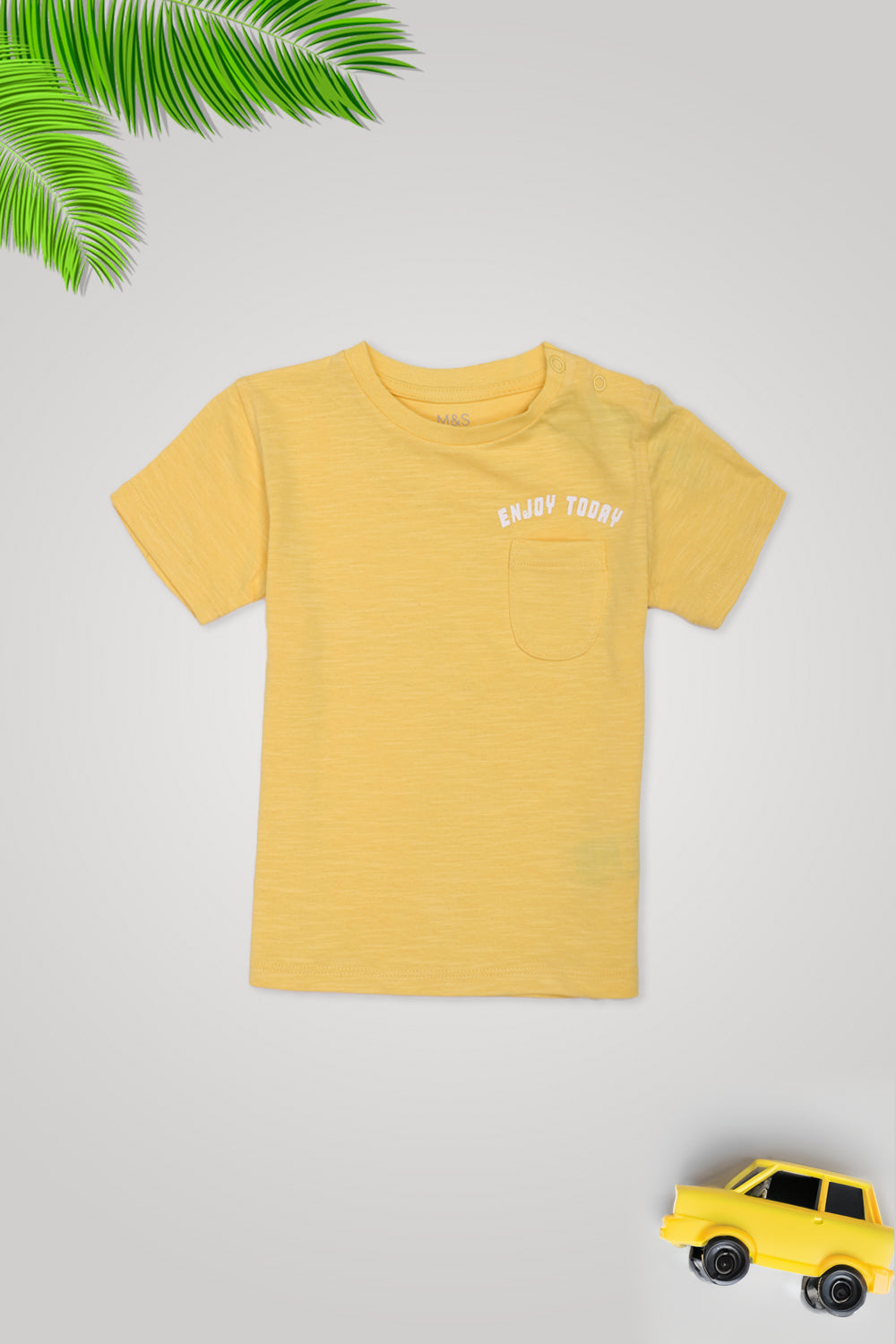 Boys Branded Graphic T-Shirt - Yellow