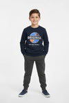 Boys Branded Graphic Sweatshirt - Navy