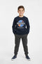 Boys Branded Graphic Sweatshirt - Navy