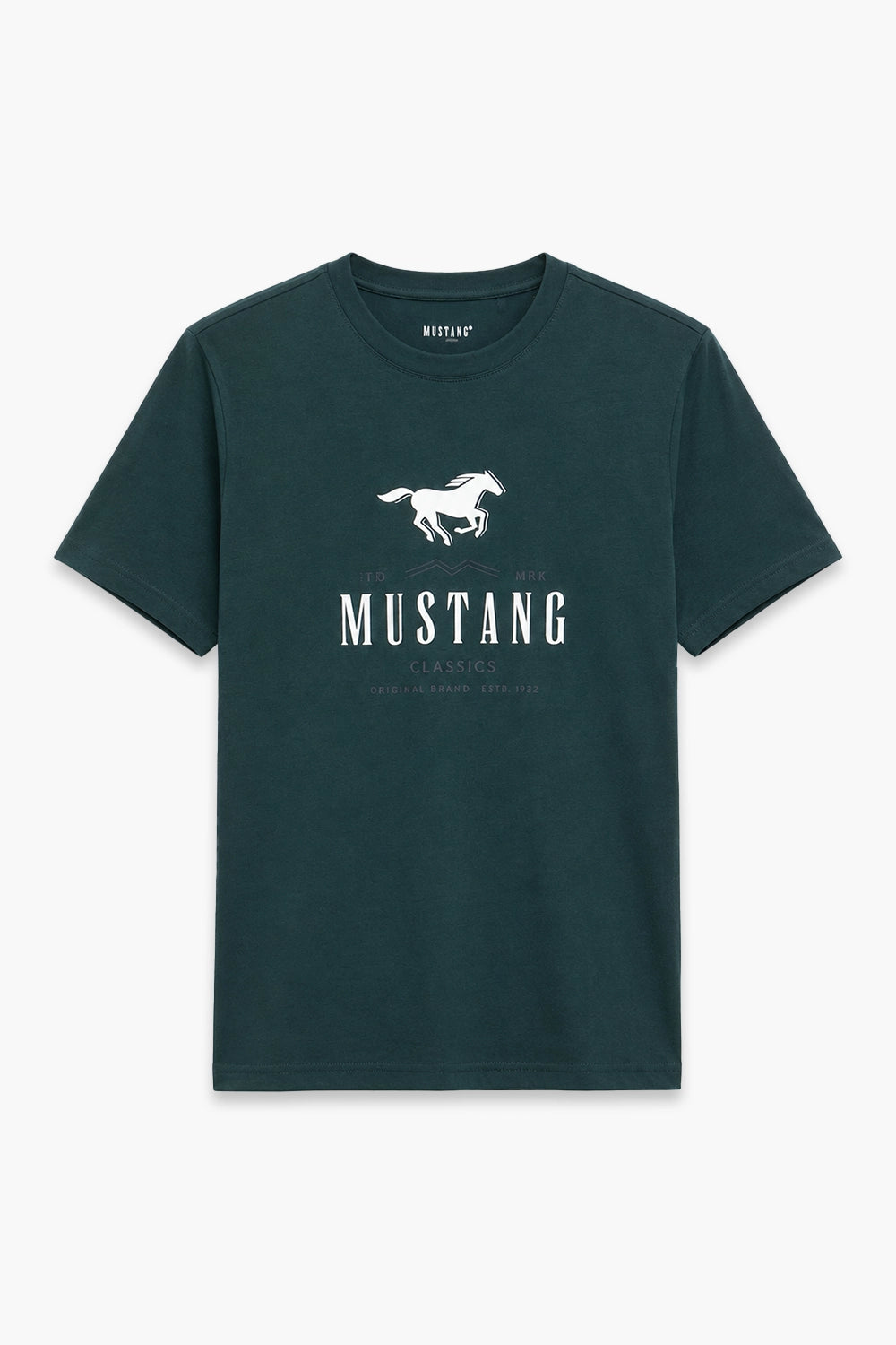 Men Branded Graphic T-Shirt - Green