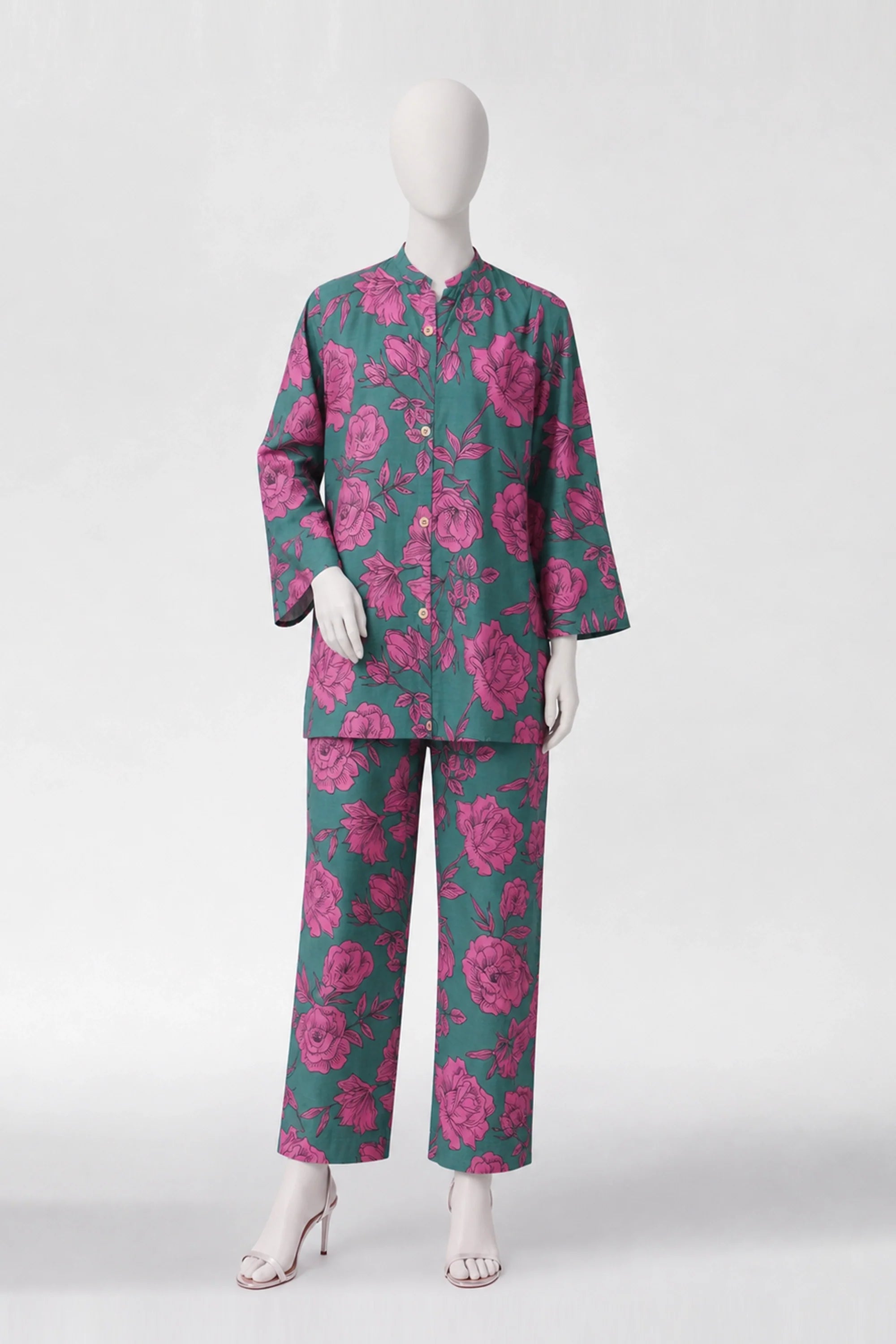 2 PIECE PRINTED KHADDAR SUIT