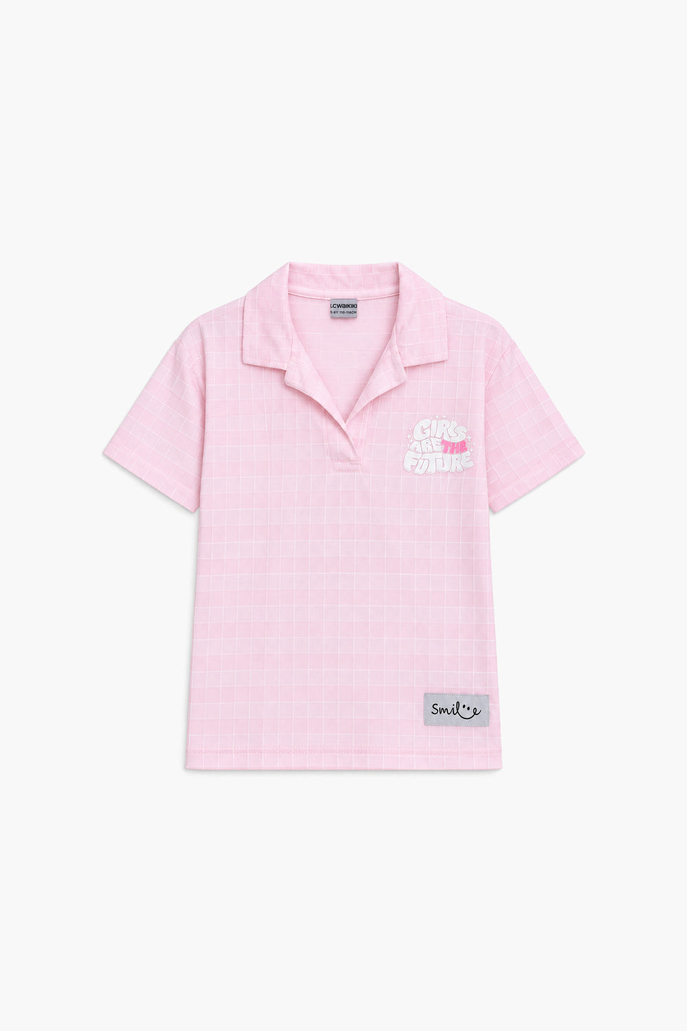 Girls Graphic T-Shirt - L/Pink