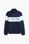 Women Branded Graphic Zipper - Navy