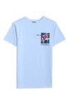 Men Graphic T-Shirt MT24#04 - L/Blue