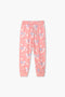 Girls Branded Graphic Trouser - Peach