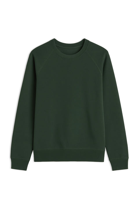 Men Branded Basic Sweatshirt - D/Green