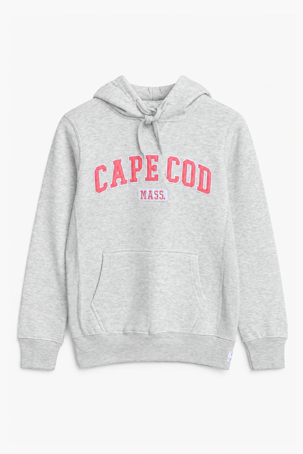 Women Branded  EMB Pull Over Hoodie - Grey