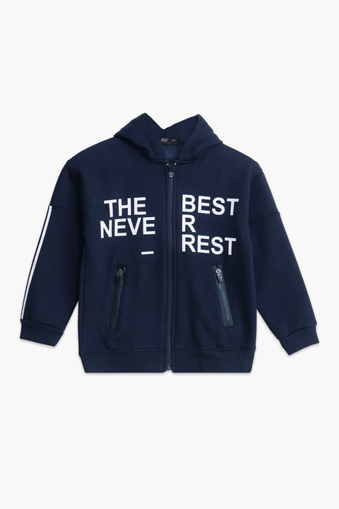 Graphic Zipper Hoodie