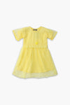 Girls Fancy Frock JGF03-2 - Yellow