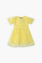 Girls Fancy Frock JGF03-2 - Yellow