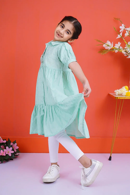 JACQUARD LONG DRESS