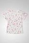 Girls Branded Graphic T-Shirt - White