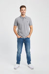 Men Branded Polo - Grey