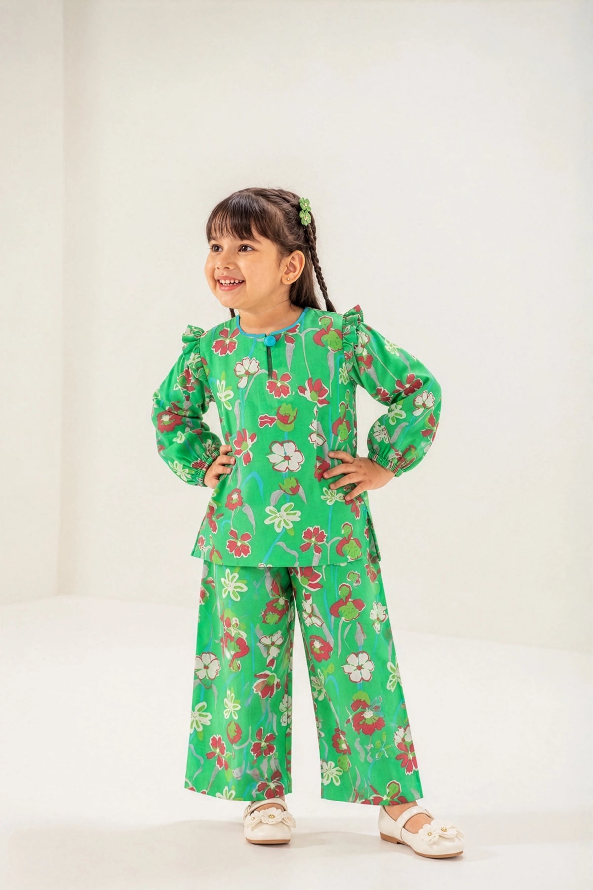 2 PIECE KHADDAR PRINTED SUIT