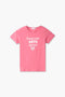 Girls Branded Graphic T-Shirt - Pink