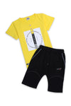 Boys Graphic 2-Piece Suit R-168 - Yellow