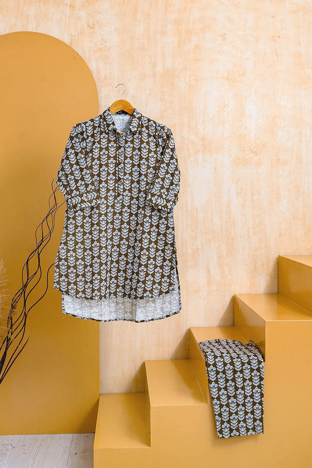 2 PIECE KHADDAR FUSION SUIT
