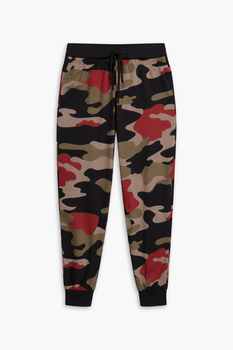 Men Branded Trouser - Camouflage